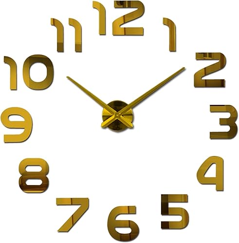 Miniatura 8 de QWERTYUI AISHANBAIHUODIAN Top Fashion 3D Wall Clock Reloj De Pared Quartz Watch Modern DIY Clocks Living Room Large Decorative Horloge Murale