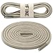 YFINE Waxed Round Shoe Laces: 2 Pairs 24 Inch Khaki Wax Oxford Shoelaces for Dress Shoes Boots