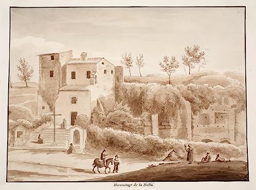 Tableau sur toile Ermitage de Lady Della Stella d'Agostino Tofanelli decoration chambre 60x90cm
