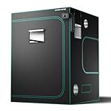 MARS HYDRO Growzelt 150x150x200cm,Indoor Grow Tent Reflektierende Mylar Zuchtzelte Hydrokultur,abnehmbaren Boden Tablett,für Pflanzen wachsen Raum