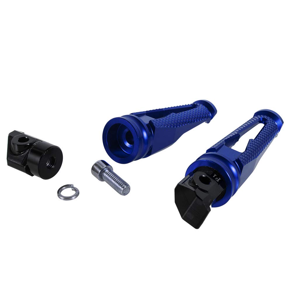 Per CB600F Hornet 2007-2013 per CBR600RR 2003-2016 Pedane posteriori per moto Accessori in alluminio CNC per CB1000R 2008-2018 (Blu)
