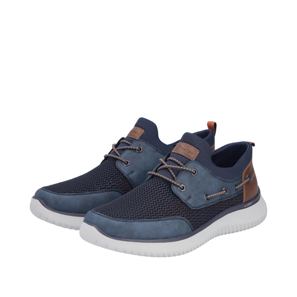 Rieker Slipper Weite G + blau