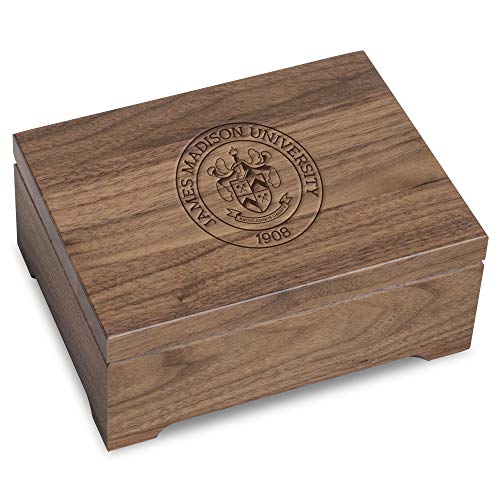 M. LA HART James Madison University Solid Walnut Desk Box