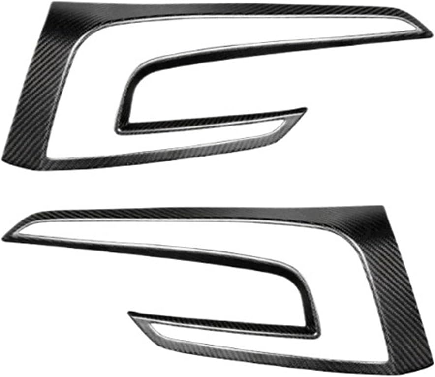 Car Rear Tail Light Sticker Cover Real Carbon Fiber Rear Taillight Trim Frame Car Accessories Compatible For Tesla Model3 Highland 2024(Matte Carbon)