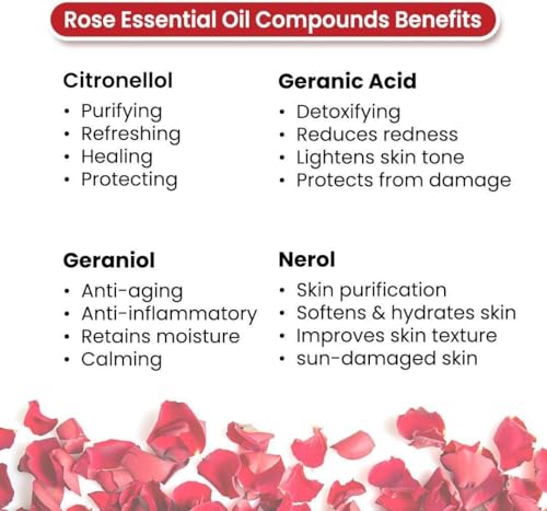 Image of KEYA SETH AROMATHERAPY Rose Body Oil - Deep Moisturising, Anti-Ageing, Soothing For Glowing Skin; Non-Sticky, Quick-Absorbing 400ml