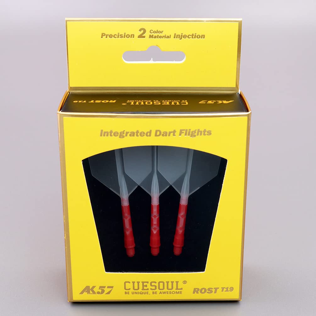 CUESOUL ROST T19 Integrated Dart Shaft and Flights Big Wing Shape,Set of 3 โ image 1