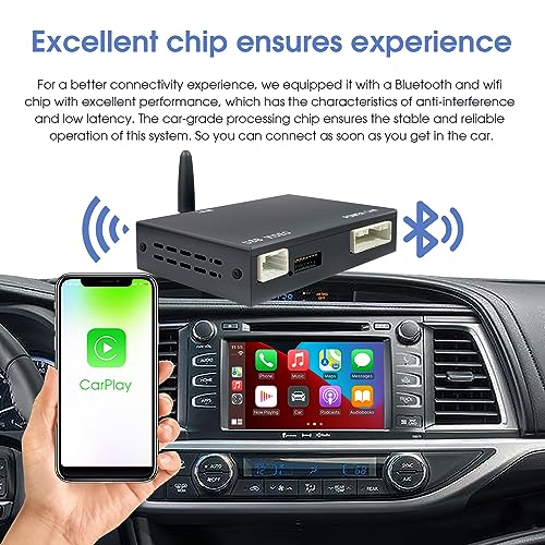 Carplay sans fil Toyota interface double système Android Auto et Mirror Link par clé USB - 5