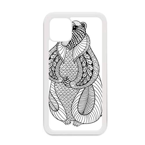 Coque iPhone 12 Pro Max anti rayures blanche motif animal pour éviter les chocs