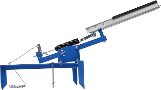 Manual Clay Target Thrower, Adjustable Angle 5-35 Launcher for Outdoor Shooting Practice, 70m/229ft Flight Distance, Portable Trap Machine for Skeet Shooting Training