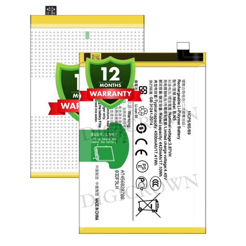 Image of Original B-N5 Battery Compatible for Vivo X50 Lite | Y51s | Y70s - (4500mAh) - 1 Year Warranty DF7