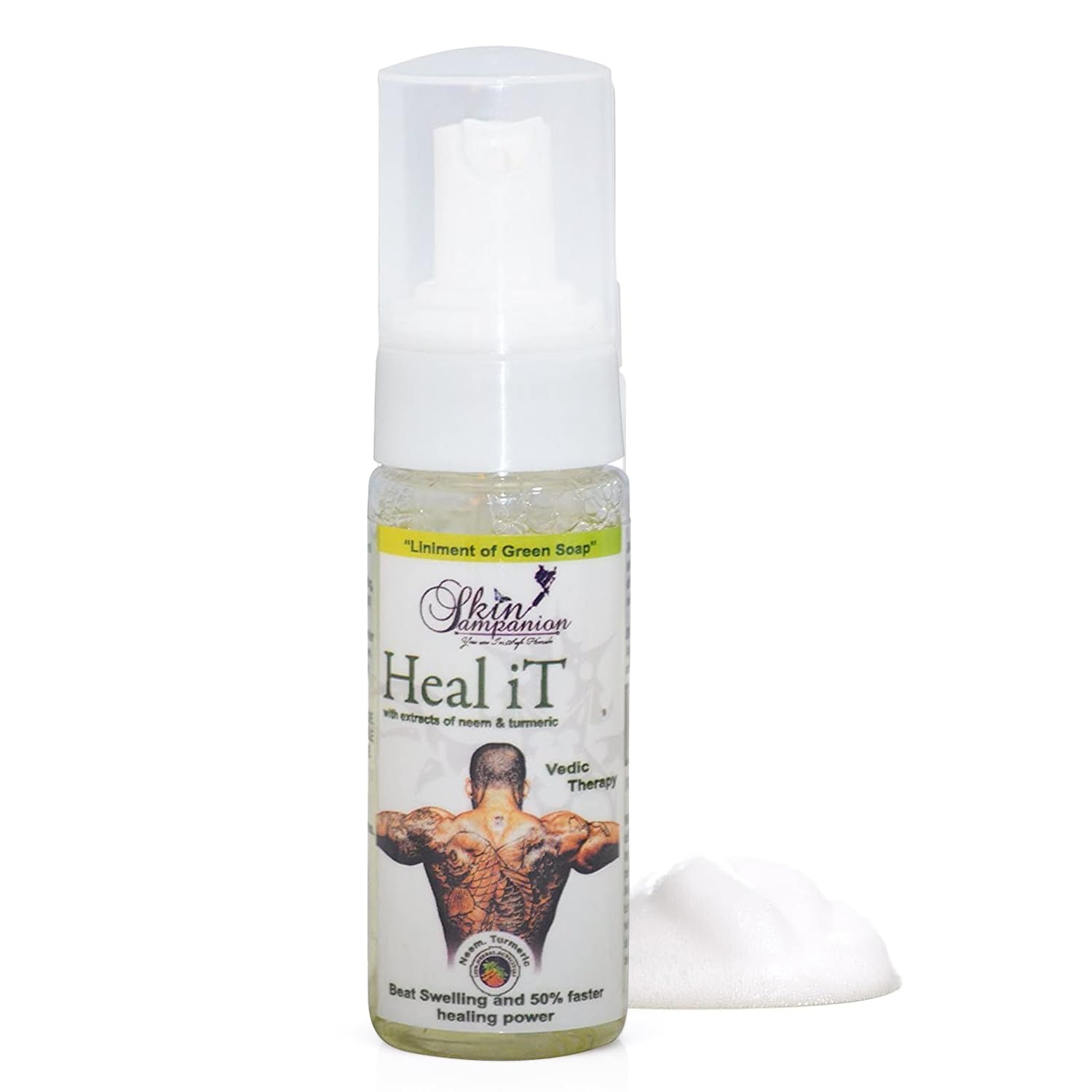 Heal-It Tattoo Healing And Cleaning Foaming Soap (50 Ml)