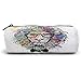Produktbild Organizer Pencil Case, Mode, Retro-Stil Hipster Lion mit Brille und Fliege König der Tiere Splash Style Kunst, mehrfarbig gedruckt
