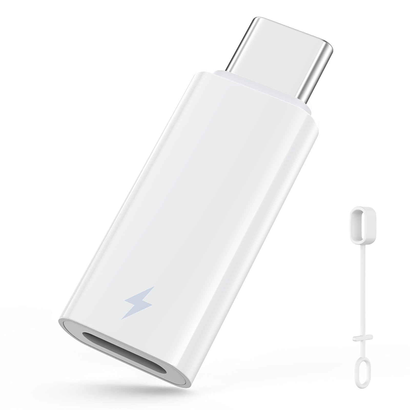 60W USB C to Lightning Headphone Audio Adapter for iPhone 17 Air 16 16e 15 Pro Max Plus, iPad Pro/Air - PD Fast Charging Data Lightning to USB C