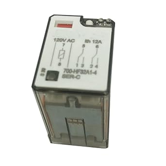 1pc 700-HF32A1-4 Short Square Base Relay 700-HF32A1-4 Sealed in Box