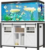 DWVO 120 Gallon Aquarium Stand with Power Outlets, Reptile Terrarium Table
