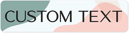 Miniatura 72 de Letrero Personalizado, Letrero de Calle Personalizado, 11 Colores de Fuente, 13 Estilos de Fuente, 4 Opciones de Agujeros, 22 Tamaños, 6x24 Madera