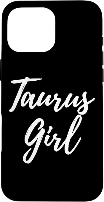 Taurus Girl Zodiac Astrological Sign Horoscope Birthday Case for iPhone 16 Pro Max