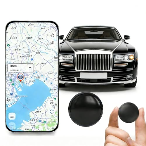 【2026最新Android/ios対応&リアルタイム追跡＆超強信号】gps 小型 バレない 車探す 磁気 全球GPS測位 月額不要 紛失防止タグ 車 浮気調査 GPS発信機 iOS＆Android対応 GPS追跡 トラッカー ハンディGPS 車追グローバル位置確認 通信距離無制限（ブラック（円形）） - generic - 商品画像