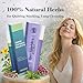 Herbal Diffuser Pen –2 Sticks Smokeless Inhaler for Quitting Smoking, Lung Cleansing with Vitis Vinifera (Grape) & Fresh Mint – Vaporless Flavored Air Freshener
