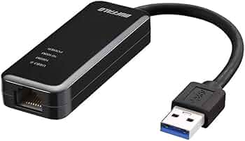 BUFFALO USB 3.2 Type-A LANアダプタ 10個セット LUA3-U2-ATX 10/100M USB2.0用 LANアダプター 1個 BUFFALO