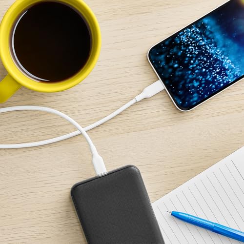 Image of Best Buy essentials Phone Charging Cables & USB Accessories - Lightning, USB-C & USB Cables, USB Hubs & Power Accessories (Lightning to USB-C Cable, 6 ft (WHT))