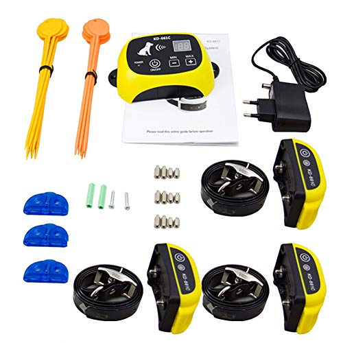 Wireless Dog Fence Electric Pet Containment System, Safe Effective, Adjustable Control Range