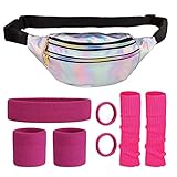 El paquete incluye :1pc diadema, 2pcs calentadores,2pcs muñequeras y 1pcs bolsa.