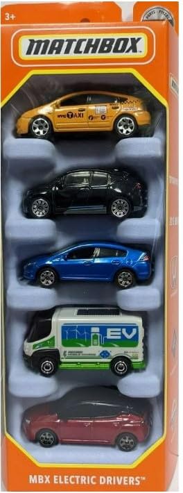 Matchbox MBX Electric Drivers 5-Pack miniatura 1