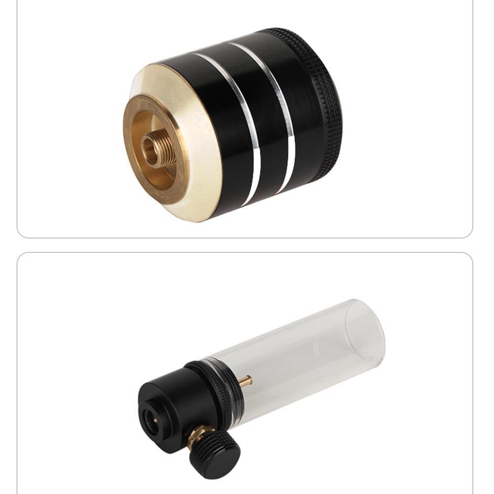 TsoLay Camping Gas Iamp Kerzenlampe mit leerer Dose, Atmosphäre, Gaslampe, Pferdelaterne, Outdoor, Gasbrenner, Zeltlampe, langlebig, einfach zu bedienen
