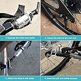Fahrradanhänger Kupplung Adapter Fahrrad Anhängerkupplung mit Sicherungsstift Fahrrad Kupplung für anhänger Fahrradkupplungen Hundeanhänger Hundefahrradanhänger Hunde Anhänger Hundewagen