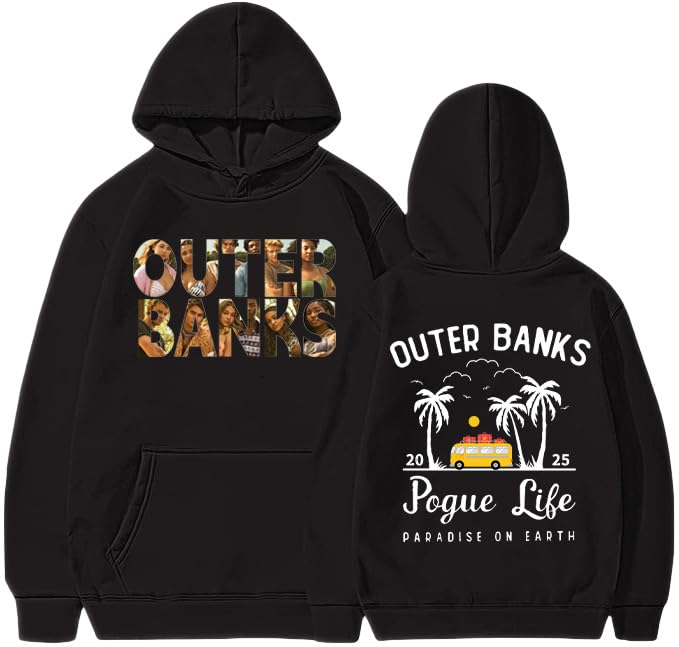 Outer Banks Hoodies Pogue Life Unisex Merch Book Young Fan TV Stuff Tee Outer Banks Sweater Sweatshirt