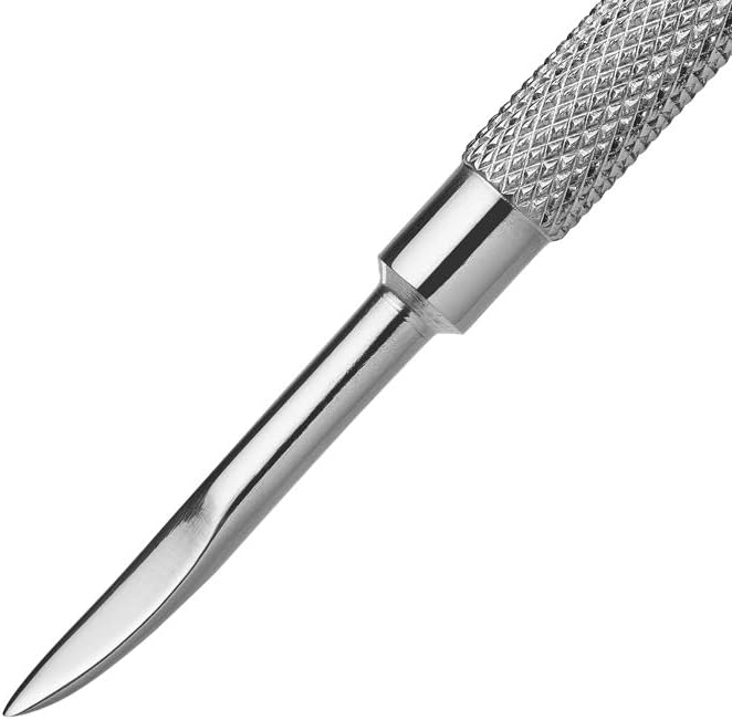 Rui Smiths Professional Double Ended Hypoallergenic Stainless Steel Metal Pusher (Cuticle Pusher) - Style No. 106 - Image 4