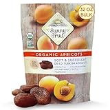Sunny Fruit Soft Organic Turkish Dried Apricots, 2 Pound Bulk Bag | No Preservatives, No Sugar Added, No Sulfides | Healthy, Naturally Sweet Snack | ORGANIC, NON-GMO, VEGAN, HALAL, KOSHER