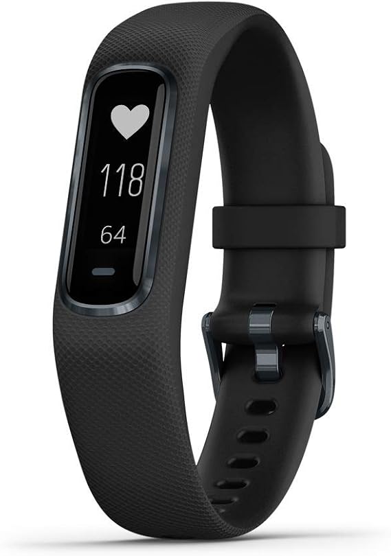 garmin vivosmart 4 activity and fitness tracker with pulse ox and heart rate monitor midnight renewed