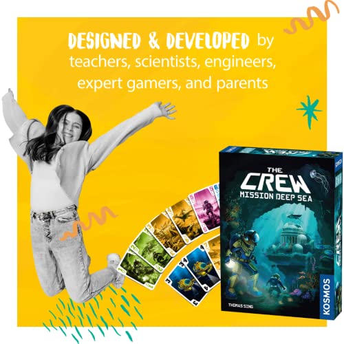 The Crew - Mission Deep Sea | Card Game | Cooperative | 2 To 5 Players | Ages 10+ | Trick-Taking | 32 Levels Of Difficulty | Endless Replayability #TOP5