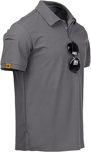 Miniatura 2 de disi Polo para hombre, secado rápido, manga corta, deportiva, casual, para tenis, golf, para hombre