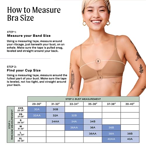 Pepper Limitless Wirefree Scoop Bra | Wireless Bra for Women with Removable Cups, Body-Hugging Fit, Buttery-Soft Fabric (US, Alpha, Small, Regular, Regular, Tuscan)
