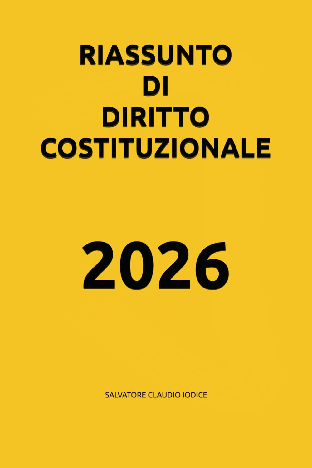 Riassunto di Diritto Costituzionale
