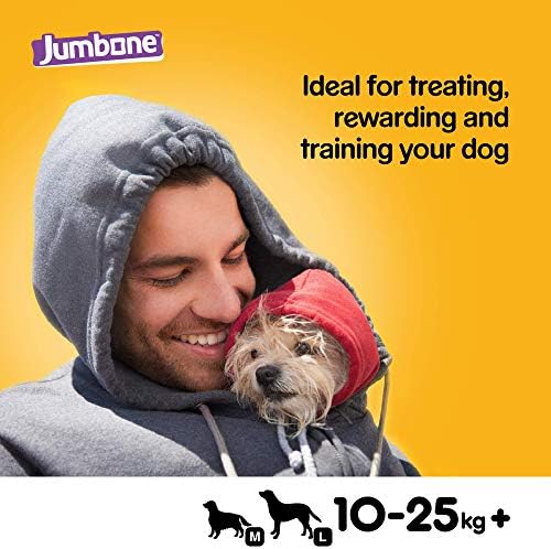 Pedigree Jumbone  Medium dog treats with beef and poultry flavour, 24 Chews  Pack of 12 (12 x 180 g)