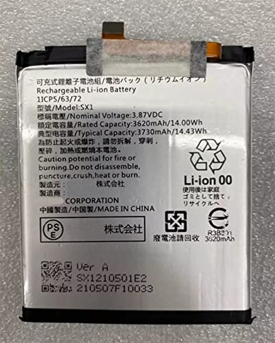 SX1 3730mAh/14.43Wh�݊� �Ή�Sharp aquos wish1 wish2 sh-m20�C�������p9a-sj34