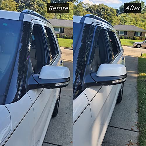 Puermto 2Pcs Sunproof Waterproof Side Window Wind Deflectors, Window Visor For 99-06 Chevy Silverado/Gmc Sierra 07 Classic Body 2-Door Regular Cab,1999-2007 Sierra 92956 #TOP4