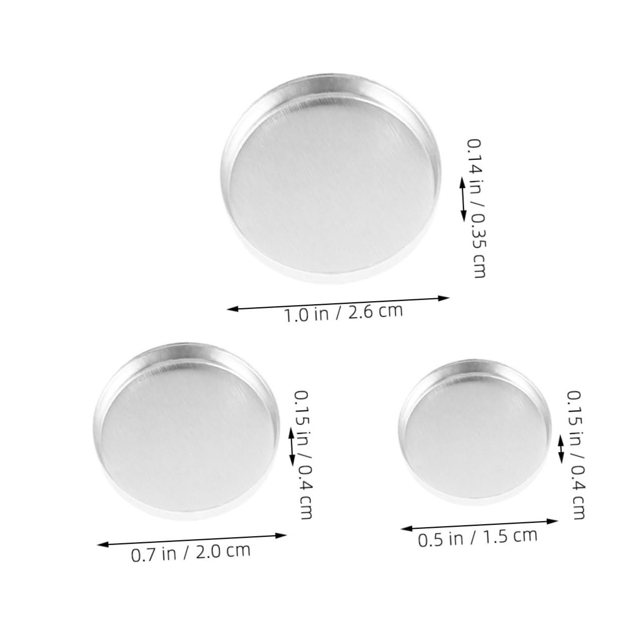 IWOWHERO 30pcs Round Eyeshadow Pans Makeup Palette Bright Colors Organizing Case