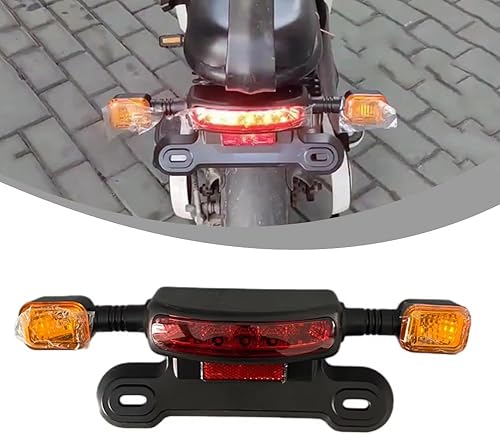 Miniatura 5 de Luz trasera LED 3in1 Luz trasera de bicicleta eléctrica LED Luz trasera de señal de giro de bicicleta eléctrica Lámpara trasera de bicicleta