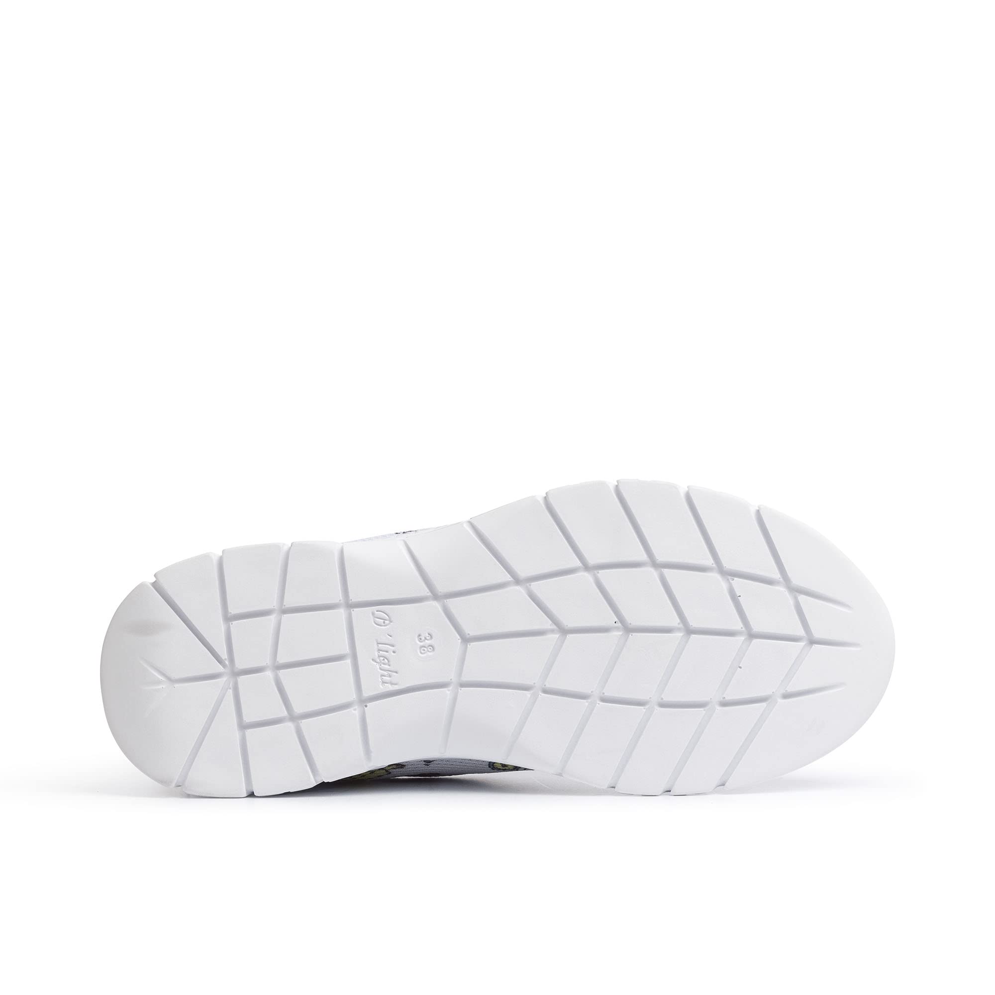 Dian Zapatillas de Trabajo ultraligeras, antibacterianas, Antideslizantes, Ideales para hospitales, Sanitarios, cocinas y Personas de Limpieza, Valencia Plus Estampado