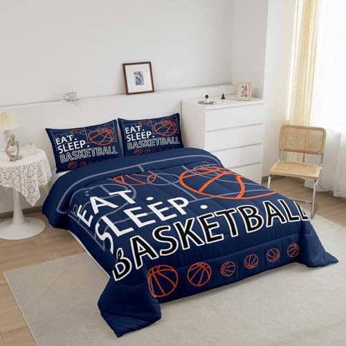 Image of Feelyou Basketball Bedding Set Queen Size for Kids