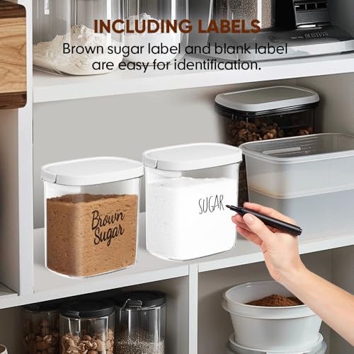 Contenedor de azúcar moreno hermético con descuento - SAGEP7UD