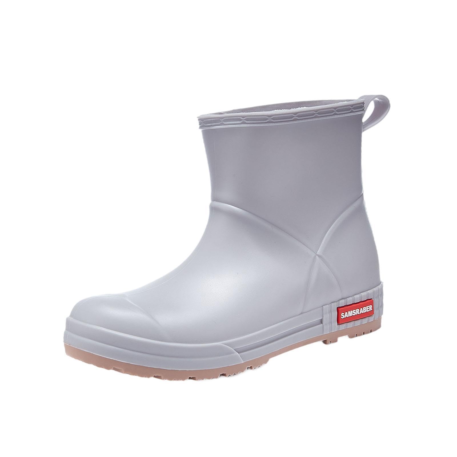 shopora Women Rain Boots Waterproof Anti Slip Rainboots For Outdoor Hiking Traveling 245Cmx17Cm Gray | Womens Shoes | Boots-picture-42