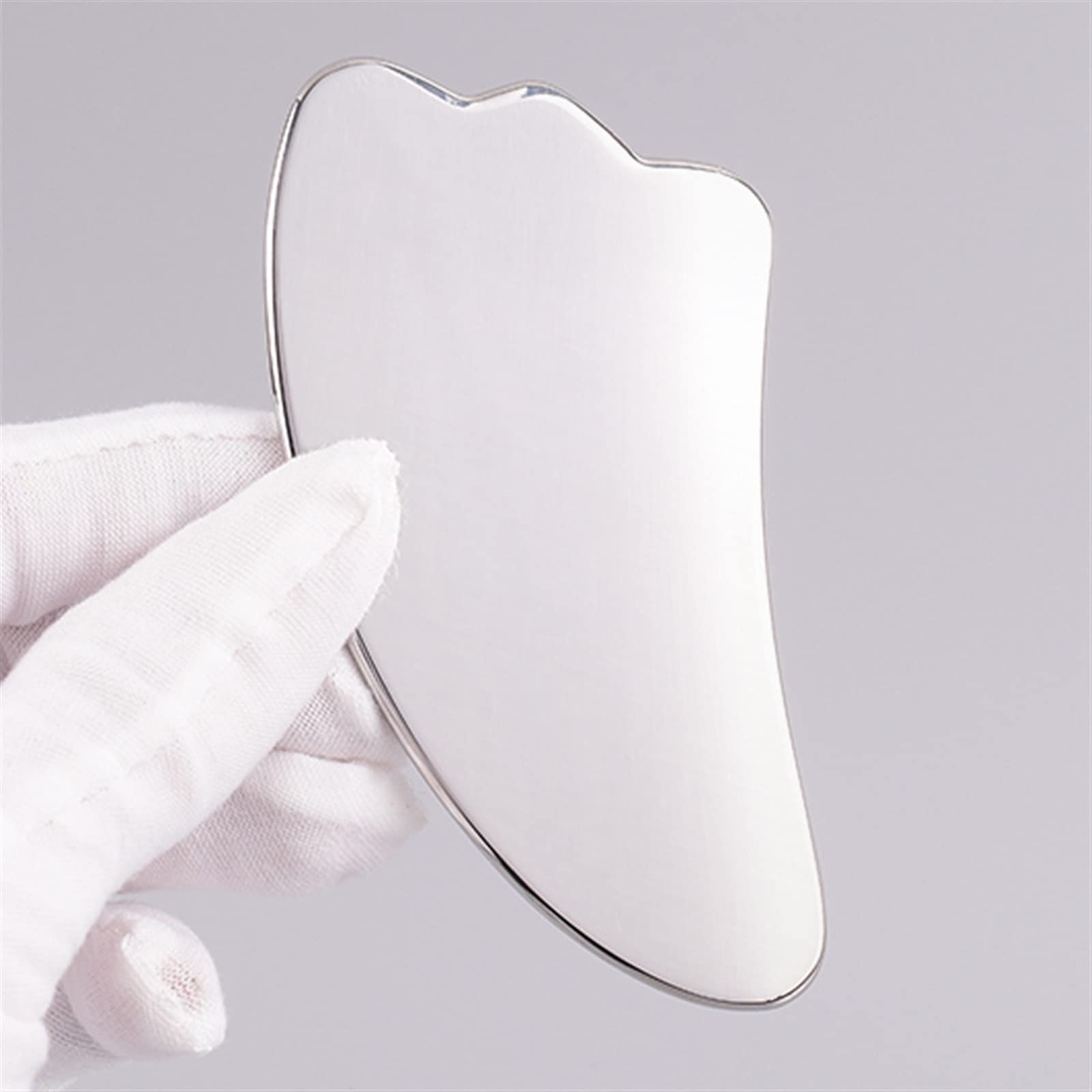 BAWHO Gouache de Acero Inoxidable for raspar el Cuerpo y la Cara, Tabla Guasha, Herramientas de Masaje Gua Sha for aliviar el Dolor, relajación Muscular, 1 Uds. (Color : 1)