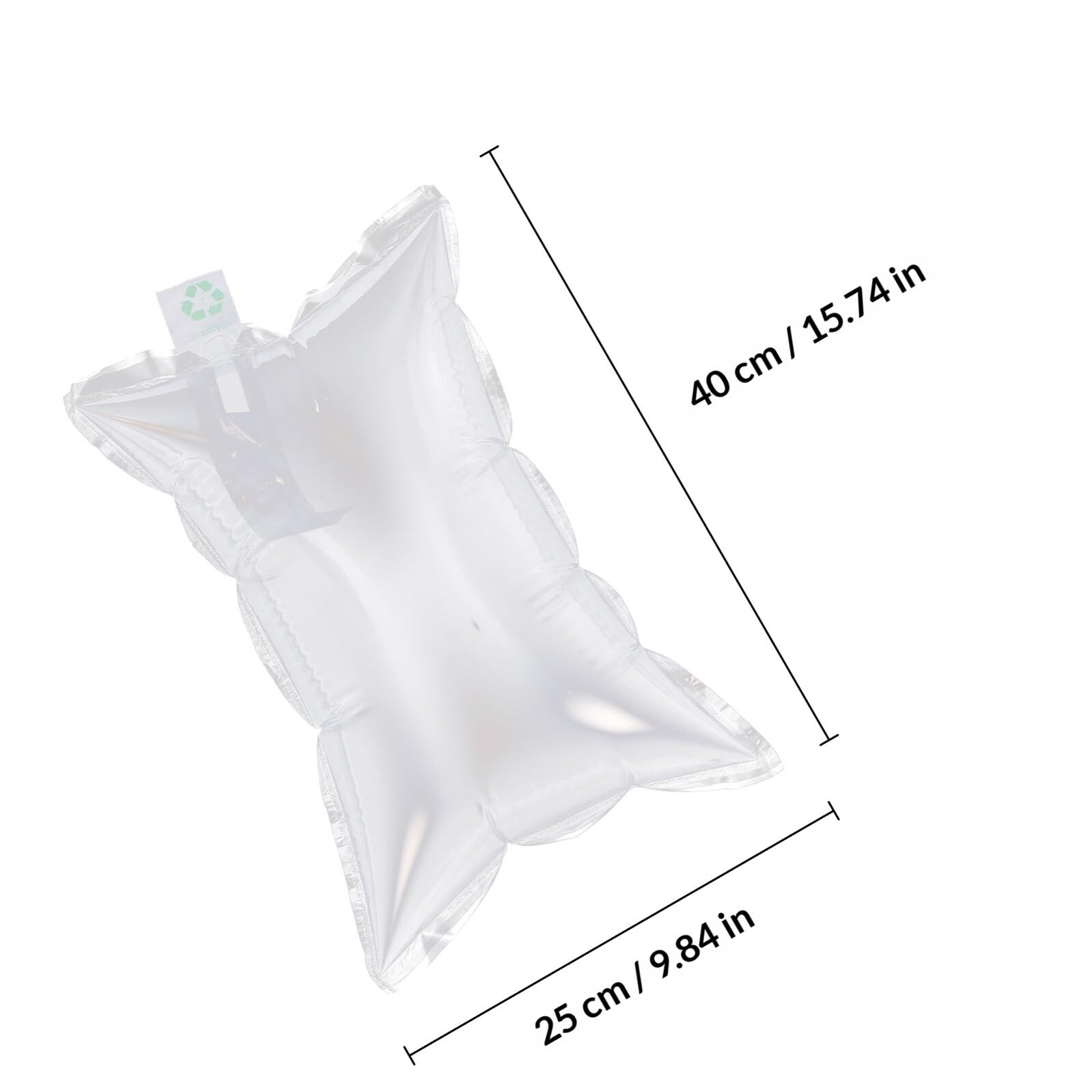 Sacchetti Imbottiti Pluriball 100 Pezzi 25x40 Cm Sacco a Pelo Gonfiabile Anti-collisione Resistente Materiale di Imballaggio Pratico per Spedizioni e Protezione Oggetti Fragili