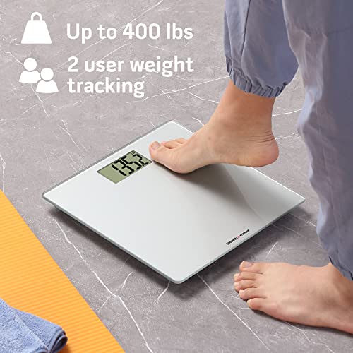 Health o Meter HDM171DQ 60 Glass Weight Tracking Scale, 4.15 Pound - Thumbnail 2